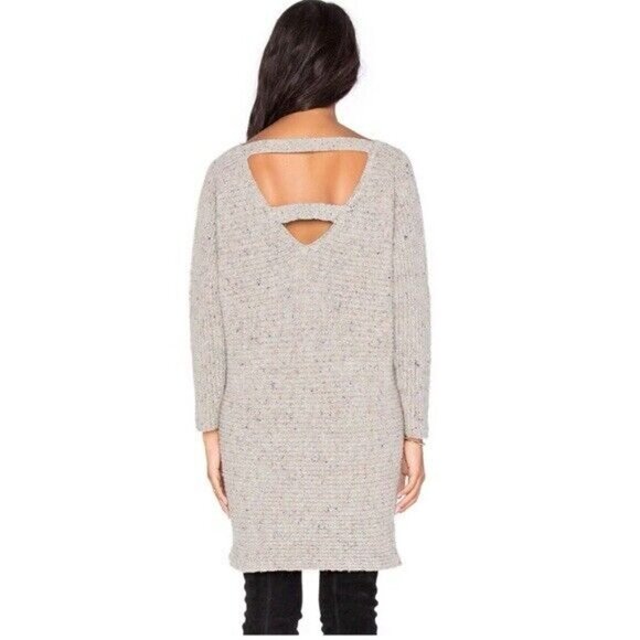 REBECCA Minkoff Extra Fine Merino Wool Knit Dress Sweater Small (C1) - Picture 3 of 11